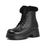 AOKANG Короткие женские ботинки Martin, черные - фото