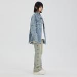 Джинсовая куртка унисекс Xinyinsu, черный - фото 24