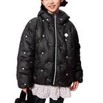 Детская пуховая куртка PUMA, черный - фото