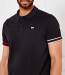 Рубашка поло Slim fit Tommy Jeans, черный - фото 4