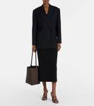 Кожаные мюли Signum 90 The Row, Mousse - фото 3