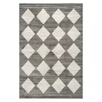 Современный геометрический клетчатый коврик Gianna Nuloom, 153x244 см - фото