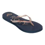 Шлепанцы детские Roxy Viva Sparkle, темно-синий - фото