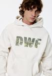 Худи PULL&BEAR DWF GRAPHIC, White - фото 4