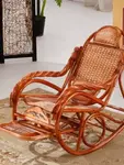 Fantasy Кресло-качалка из ротанга e-style с кофейным столиком - фото 4