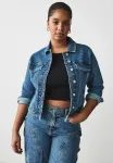 Джинсовая куртка Next, Dark Blue - фото