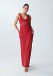 Платье макси SOLO BWLDR, красный - фото 7