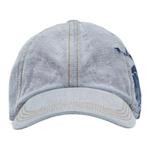 Бейсболка из денима с принтом логотипа Burberry - фото