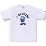 Футболка Bape Tie Dye College A BATHING APE, бело-умбра - фото 3