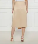 Юбка из атласа Vamarni Boss, бежевый - фото 3