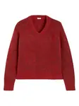 Свитер с V-образным вырезом ASPESI, красный - фото