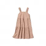 Платье SS25 для детей 3-7 лет UNIQLO, 35 Light Umber - фото