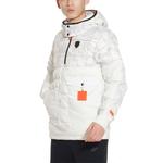 Пуховик Nike LeBron Hybrid Stay Warm Plaid hooded Half Zipper Pullover Down Jacket White, белый - фото 3