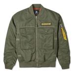 Куртка military pack ma-1 bomber jacket 'army green' Converse, зеленый - фото
