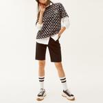 Джинсовые шорты унисекс черные MLB - фото 5