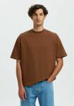 Футболка Selected Homme Basic T-shirt, Soft Silt/Orange - фото