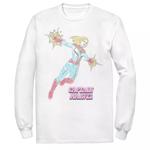 Мужская футболка Marvel Captain Marvel In Flight Sketch - фото