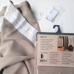 Штора HOOMstyle Blickdicht mit Kräuselband 1x, черный - фото 9