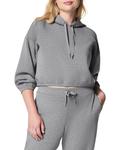 Укороченная толстовка с капюшоном SPANX Air Essentials Spanx, серый - фото
