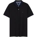 Мужская поло Tommy Hilfiger, черный - фото