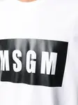 Футболка с логотипом MSGM, белый - фото 5
