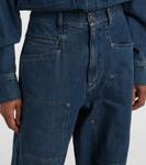 Прямые джинсы Офра Marant Etoile, черный - фото 4