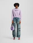 Толстовка KARL LAGERFELD JEANS Essential, лавандовый - фото 4