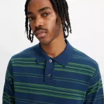 Свитер вязаный поло Levi's, мультиколор - фото 4