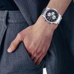 CASIO Часы Quartz Movement Stainless Steel Strap Watch Unisex Black Dial, Black Dial - фото 3