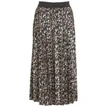 Юбка Vila Nitban Print midi skirt, коричневый - фото 4