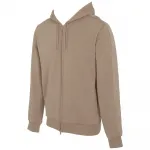 Толстовка Emporio Armani Basic Terry full zip, бежевый - фото