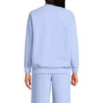 Женский свитшот с круглым вырезом современного кроя Lands End Lands' End, черный - фото 2