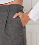 Брюки с сагнетой Loose fit Samsøe Samsøe, серый - фото 4