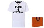 Футболка женская Louis Vuitton, белый / черный - фото 7