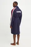 Хлопковый халат Lacoste, темно-синий - фото 4