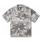Рубашка resort palm trees button-down shirt 'black palm' Converse, черный - фото