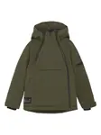 Куртка на молнии с капюшоном COLOR KIDS, зеленый - фото