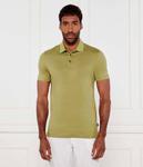 Рубашка поло h-pitton 145 Slim fit Boss, зеленый - фото