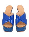Сандалии Casadei, ярко-синий - фото 4