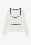 Топ с длинными рукавами Anna Field, молочный - фото 4