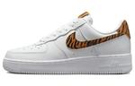 Кроссовки Nike Air Force 1 Low, белый/оранжевый - фото
