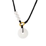 PRP Унисекс ожерелье из белого агата - фото