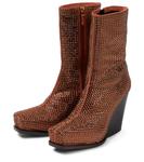 Ботильоны с декором Stella McCartney, Rust - фото 5