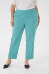 Обычные брюки KAFFE CURVE Sakira, зеленый - фото 2