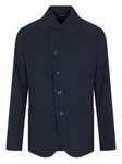 Однобортный блейзер EMPORIO ARMANI, синий - фото