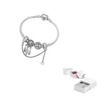 Pandora Серебряный браслет 925 пробы для женщин Silver - фото