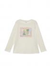 s.Oliver Лонгслив в кремовом цвете - фото