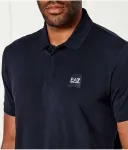 Футболка поло Slim fit Ea7, синий - фото 4