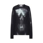 Топ Jean Paul Gaultier Mesh Body Dust Print Top 'Black' - фото