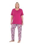 Пижама Ulla Popken, фуксия - фото 2